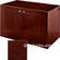 Sound-Craft Systems 2-Bay Equipment Credenza - Veneer/Dark Cherry 