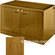 Sound-Craft Systems 2-Bay Equipment Credenza - Veneer/Natural Mahogany 