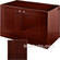 Sound-Craft Systems 2-Bay Equipment Credenza - Veneer/Dark Mahogany 