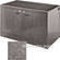 Sound-Craft Systems 2-Bay Equipment Credenza - Carpet/Gunmetal