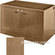 Sound-Craft Systems 2-Bay Equipment Credenza - Carpet/Butternut
