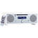 Tivoli Digital AM/FM/CD Hi-Fi Music System - White and Silver