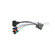 Aurora Multimedia DVI-I to DVI-D & RGB Component Breakout Cable - 6"