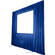 The Screen Works Trim Kit for the E-Z Fold 4'4"x6'4" Projection Screen - Blue