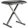 Casio RBENCH - X-Style Adjustable Padded Keyboard Bench (Black/Beige)