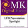 MK Digital Direct Round 1 LED Presentation Spotlight