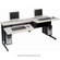 Balt Smart One Ergonomic Workstation, Model 89391  - 72 x 25-37 x 33"   (Gray)