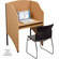 Balt Deluxe Floor Carrel, Model 89868  (Teak)