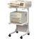 Balt Adjustable Dual Laser Printer Stand, Model DBL 22001 (Gray)