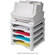 Balt BA66553 5-Tier Stackable Storage Printer Stand (Gray)