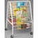 Best Rite Library Cart, Model 33503 (White Powder Coat)