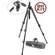 Bogen / Manfrotto 190XPROB Tripod Legs (Black) with 804RC2 Head w/Case
