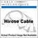 Cable Techniques BB-DHY-212 Hirose 4-Pin Male to Hirose Male & Hirose Female Y-Cable