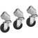 Hensel Caster Set for #201 Light Stand - 19mm