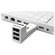 Dr. Bott 3-Port USB 2.0 T3Hub Portable Hub (White)