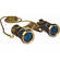 LaScala Optics 3x25 Opera Glass with Strap - Black & Gold