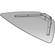 Peerless Industries Glass Shelf, Model ACC318S (Silver with Clear Glass)