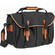Billingham 445 Shoulder Bag (Black with Tan Leather Trim)