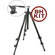 Manfrotto by Bogen Imaging 190XDB Tripod Legs (Black) with 700RC2 Video Fluid Head - Supports 5.5 lbs (2.5kg)