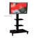 Draper SMS Flatscreen Floor Stand, Model MT2000 (Black Powder Coat)