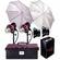 Speedotron 2405CX 2- Head 2400 W/S Air Travel System, Umbrellas, Stands, Case