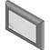 Chief DGP42B 42"  Flat Panel Protective Cover  (Black)