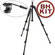 Manfrotto by Bogen Imaging 190XB Tripod Legs (Black) with 3126 (128LP) Micro Fluid Head