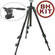 Manfrotto by Bogen Imaging 055XDB Tripod Legs (Black) with 700RC2 Mini Video Fluid Head - Supports 5.5 lbs (2.5kg)