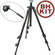 Bogen / Manfrotto 055XDB Tripod Legs (Black) with 701RC2 Video Fluid Head