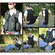 Adventure Vest Professional Photographer's Vest with Built-in Chair, Medium-Large (Khaki)