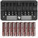 Pearstone 8-Bay AA/AAA Battery Charger with LCD Display and Batteries