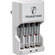 Pearstone Quatro Baterias N�quel Metal Hidreto "AAA" com Carregador de 4 Horas