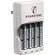 Pearstone 2-Hour Rapid Charger with Four 2900 mAh "AA" NiMH Batteries