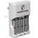 Pearstone Rapid AC Charger with 4 "AA" 2900mAh Batteries - Also Accepts "AAAs"