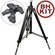 Bogen / Manfrotto 028B Tripod Legs (Black) with 405 Pro Digital Geared Head