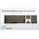 KB Covers Checkerboard Keyboard Cover for Apple Ultra-Thin Aluminum Keyboard (Clear with Black Buttons)