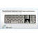 KB Covers Checkerboard Keyboard Cover for Apple Ultra-Thin Aluminum Keyboard (Black with White Buttons)