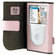 Belkin Leather Folio Case - for iPod Classic 80GB or 160GB Portable Media Player (Cameo Pink with Chocolate Trim)