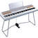 Korg SP-250WS - 88-Key Portable Digital Piano with Stand (White)