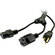 Plus Model CBLPOWER-Y, 10' Power Cable with US Female Y-Connection 