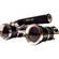 LaScala Optics 3x25 Iolanta Opera Glass with Handle & Red Flashlight - Black & Silver