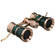 LaScala Optics 3x25 Carmen Opera Glass with Chain - Green & Gold  