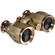 LaScala Optics 4x30 Hamlet Opera Glass - Titanium & Gold