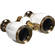 LaScala Optics 4x30 Hamlet Opera Glass (White & Gold)