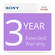 Sony SPSCAM10RSEW3 - 3 Anos de Garantia Estendida para Camcorders Profissionais de at� $10.000