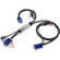 Iogear 2-Port Hybrid VGA KVM with Cables and Audio