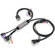 Iogear 2-Port Hybrid DVI-D KVM with Cables and Audio