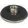 Bogen / Manfrotto 088LBP Female 1/4"-20 to Male 3/8" Thread Adapter, with 1.18" Diameter Flange