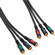 Pearstone 3 RCA Male to 3 RCA Male Component Video Cable - 10'
