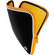 be.ez LArobe Classic Laptop Sleeve (Black/Orange with Orange Interior)